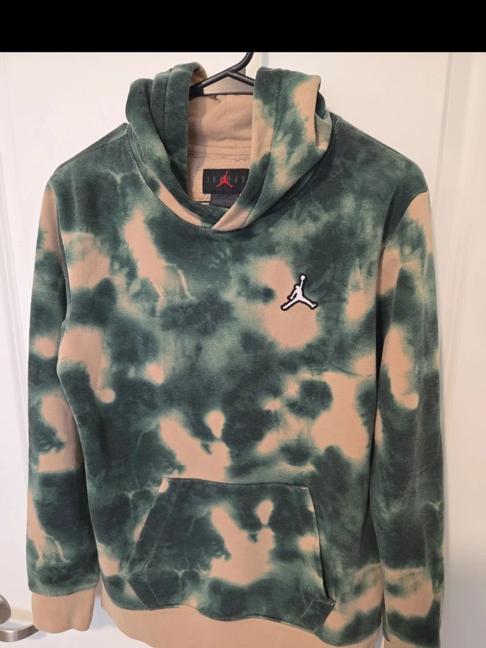Michael Jordan Kids Xl Smoke-dye Green Abyss Hoddie Sweatshirt